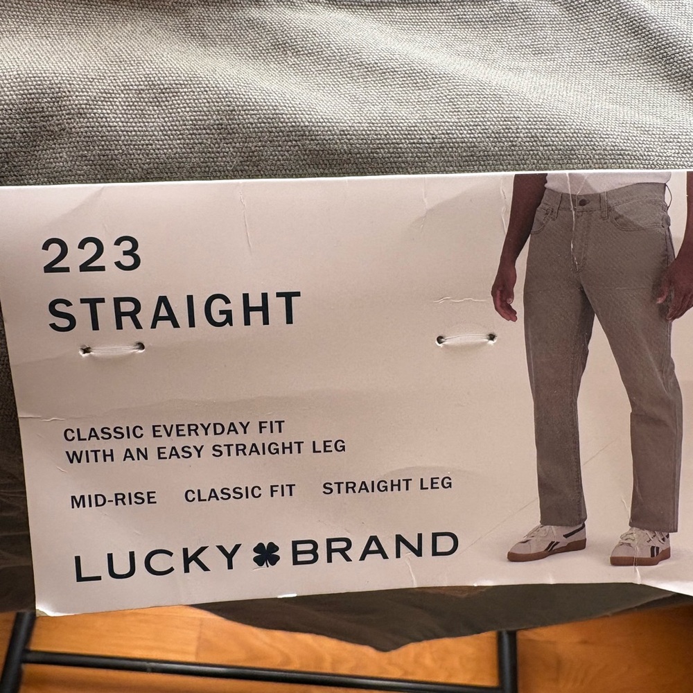 Lucky Brand green Straight Leg Jeans